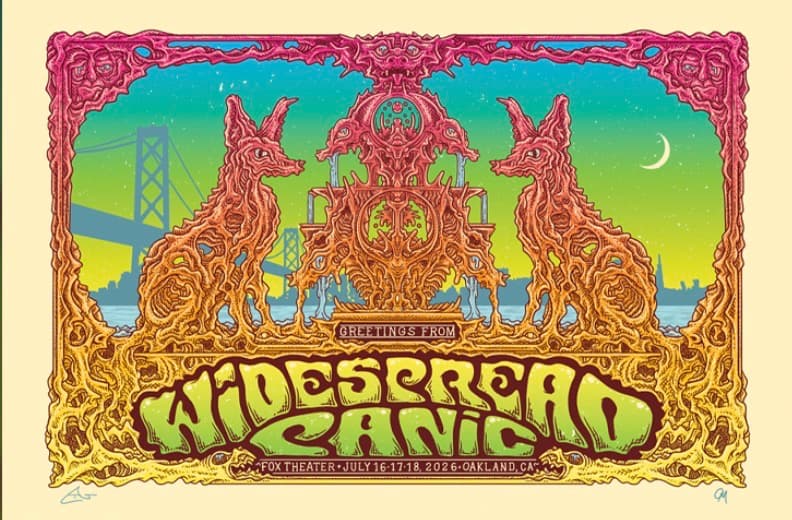 Widespread Panic show poster