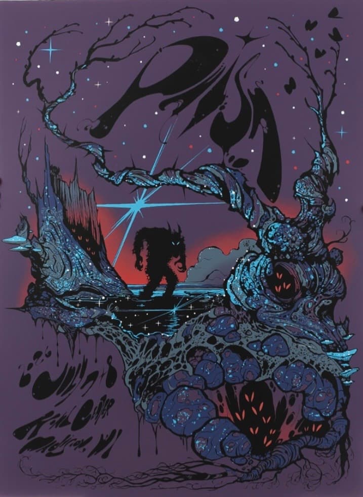 Phish show poster