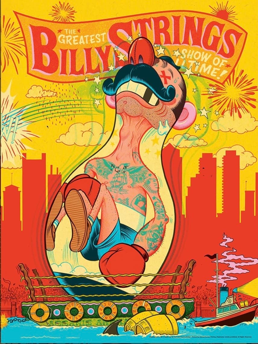 Billy Strings show poster