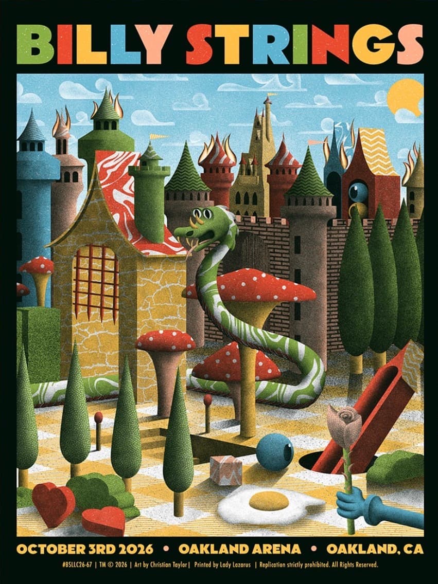 Billy Strings show poster
