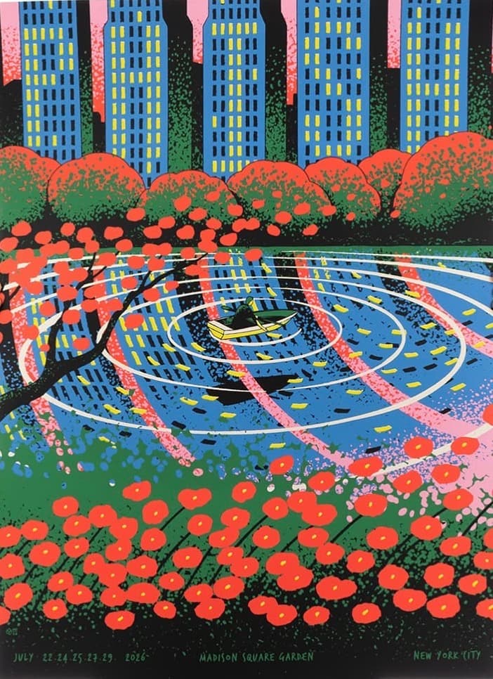 Phish show poster