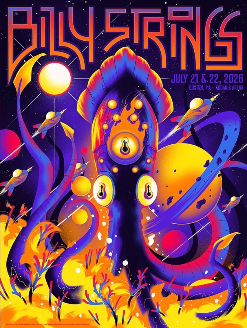 Billy Strings show poster