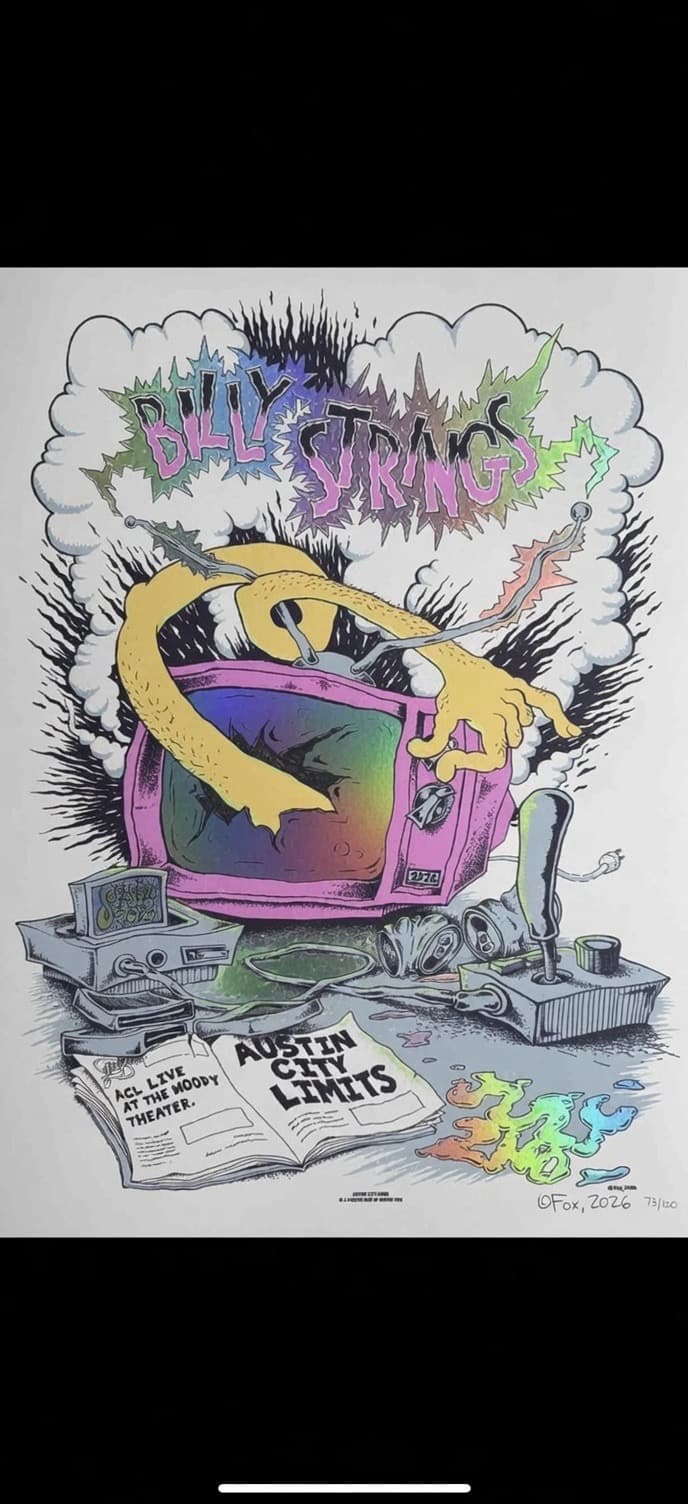 Billy Strings show poster