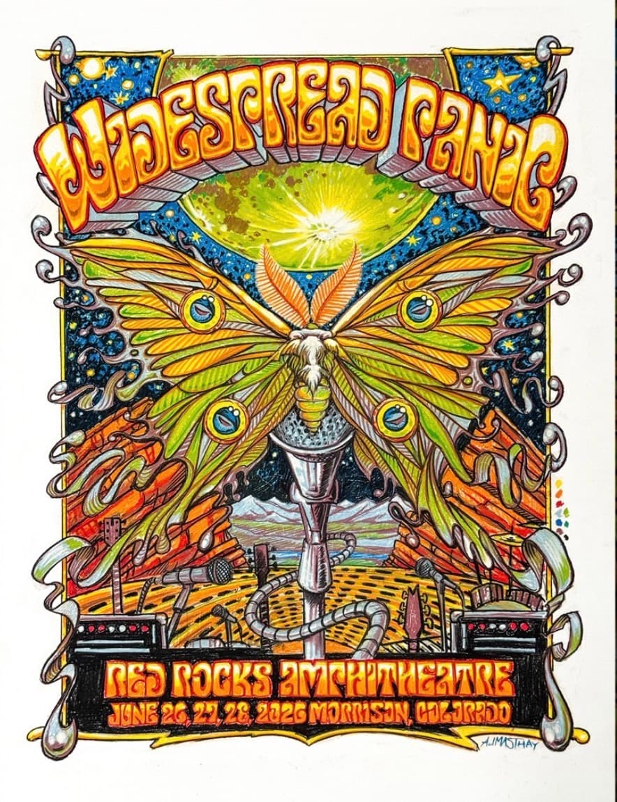 Widespread Panic show poster
