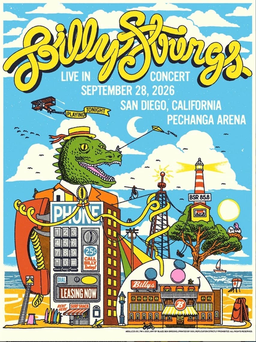 Billy Strings show poster