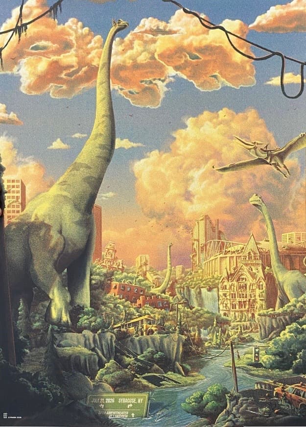 Phish show poster