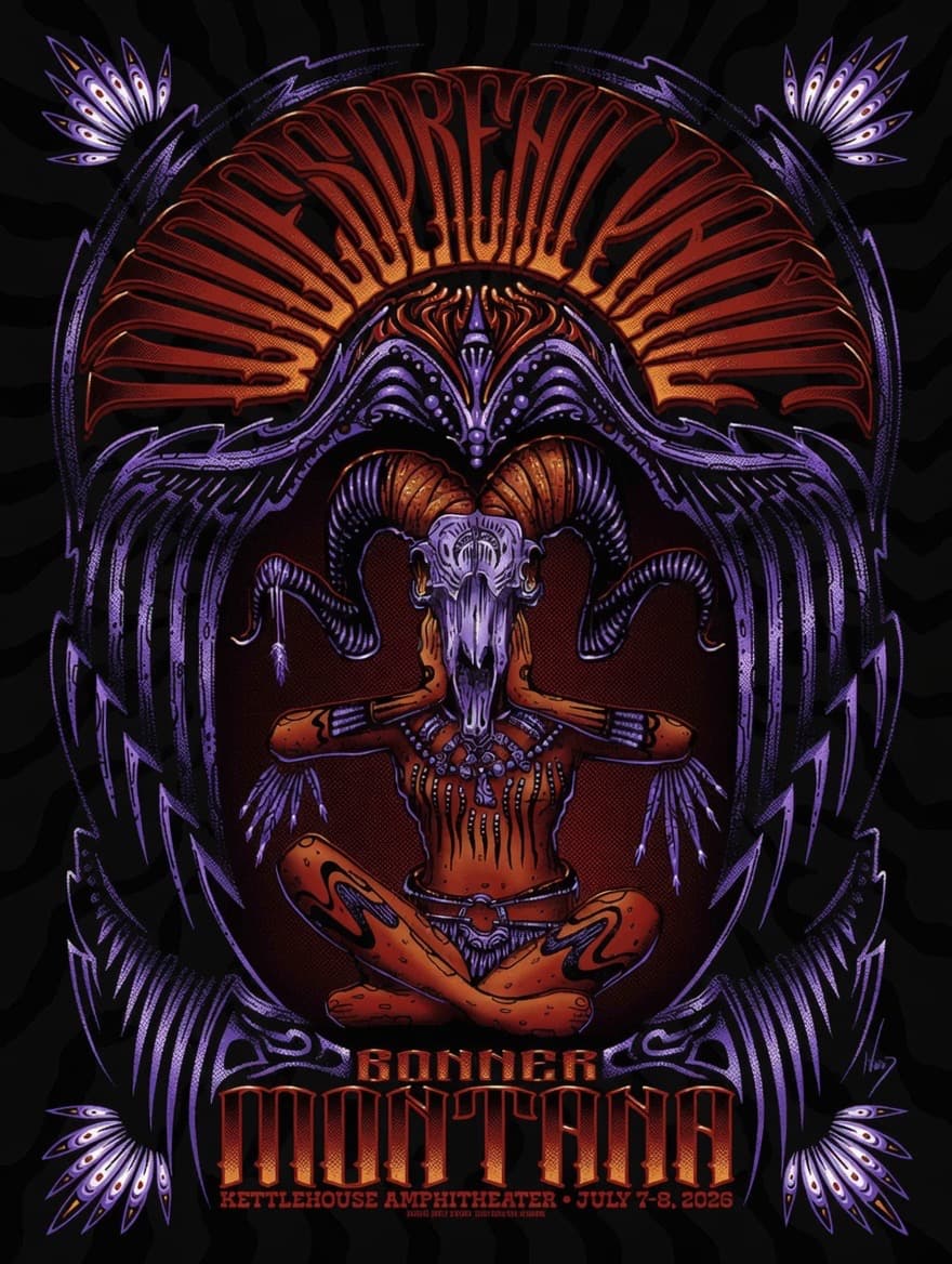 Widespread Panic show poster