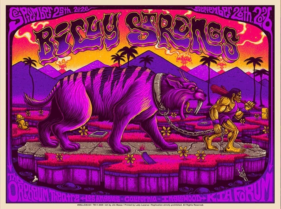 Billy Strings show poster