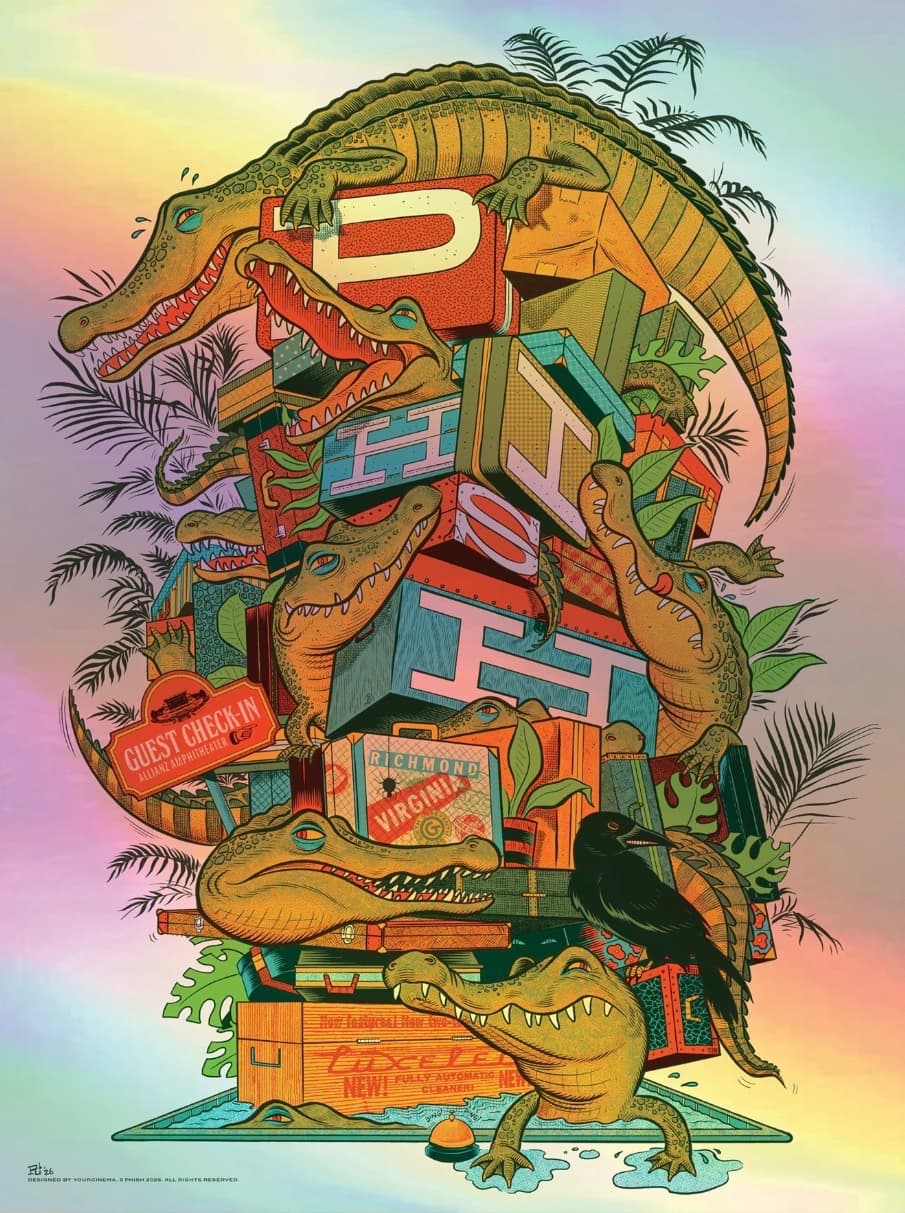 Phish show poster