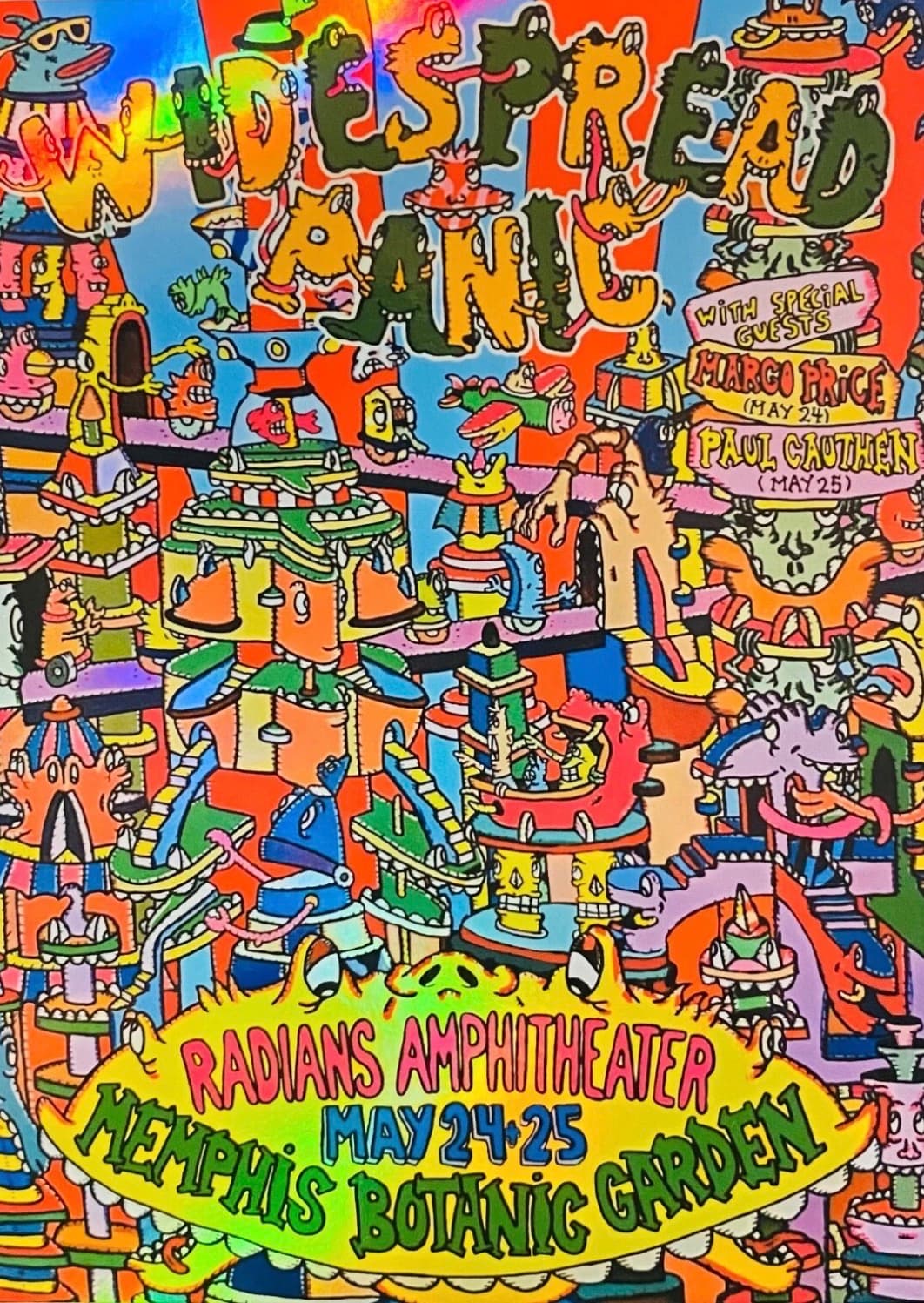 Widespread Panic show poster