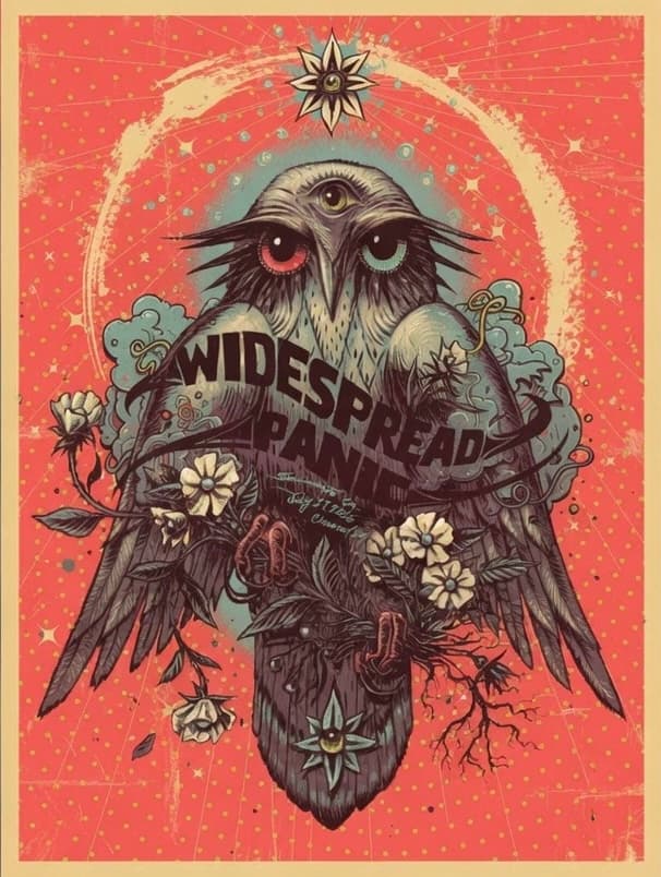 Widespread Panic show poster