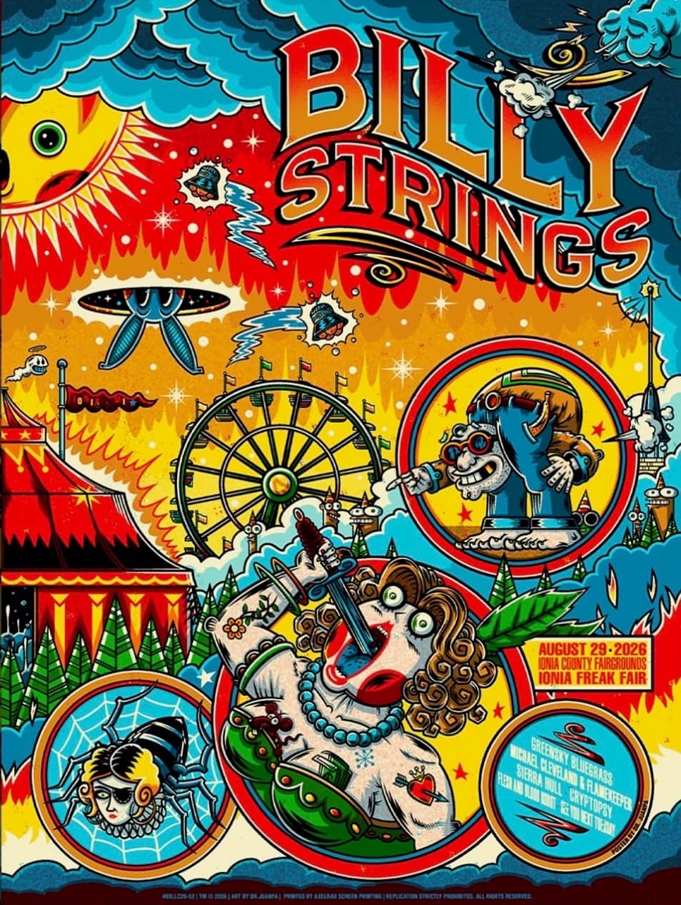 Billy Strings show poster