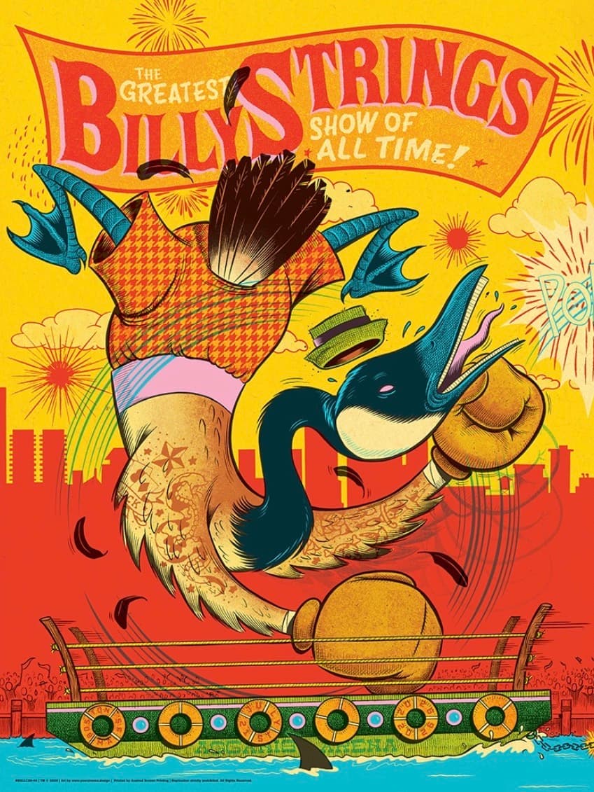 Billy Strings show poster